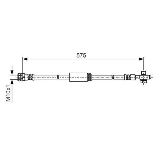 1 987 481 A04 - Brake Hose 