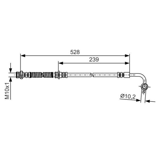 1 987 481 B27 - Brake Hose 