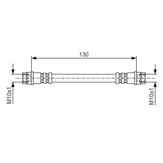 1 987 481 B22 - Brake Hose 