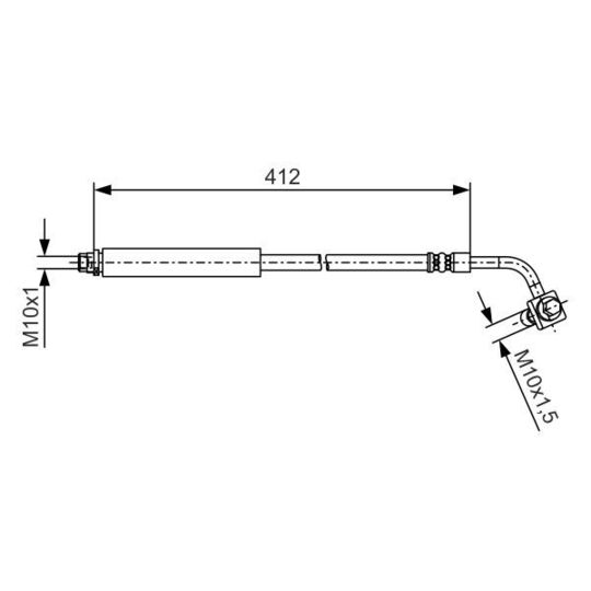 1 987 481 B23 - Brake Hose 