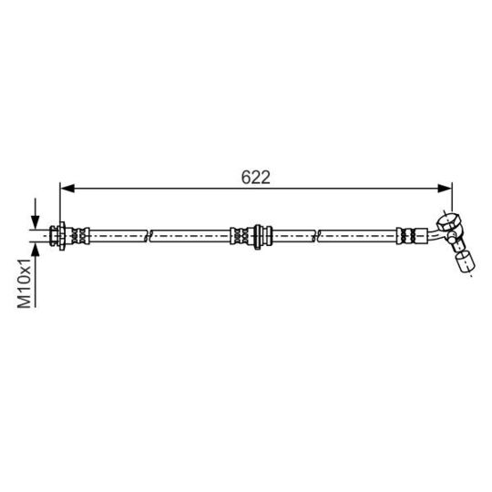 1 987 481 A40 - Brake Hose 