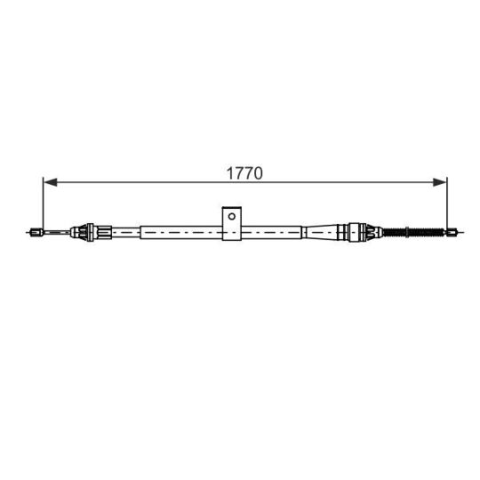 1 987 482 739 - Cable, parking brake 