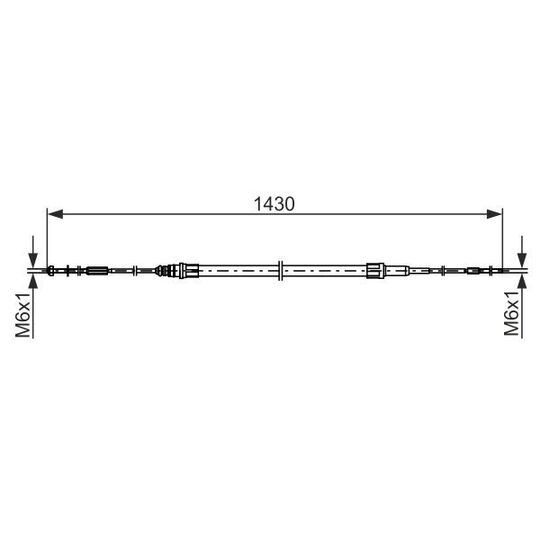 1 987 482 864 - Cable, parking brake 