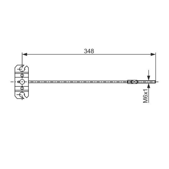 1 987 482 856 - Cable, parking brake 