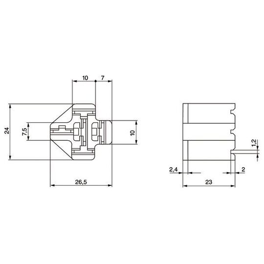 3 334 485 007 - Plug Sleeve, ignition system 