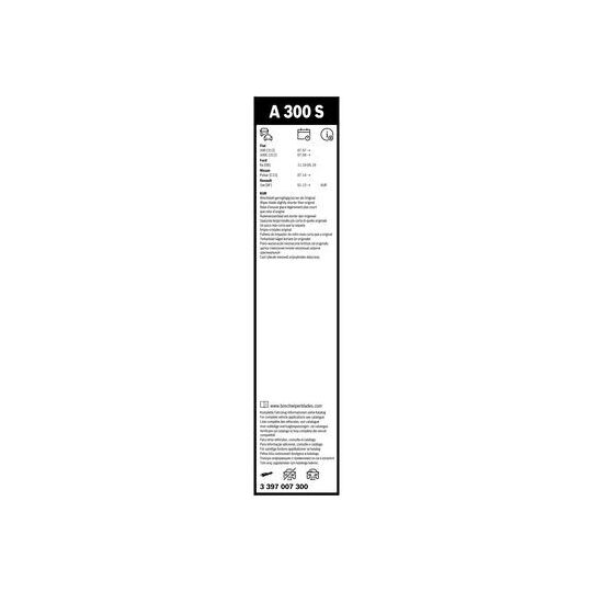 3 397 007 300 - Wiper Blade 