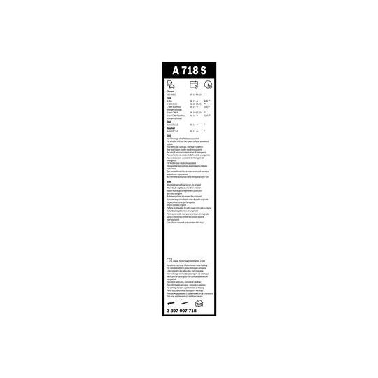 3 397 007 718 - Wiper Blade 