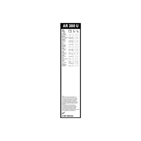 3 397 008 931 - Wiper Blade 