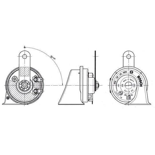 6 033 FB1 213 - Signalhorn 