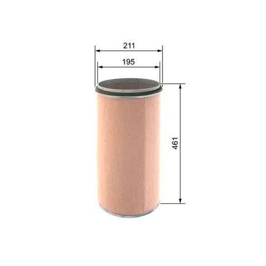 F 026 400 022 - Secondary Air Filter 