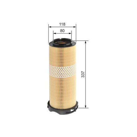 F 026 400 024 - Air filter 