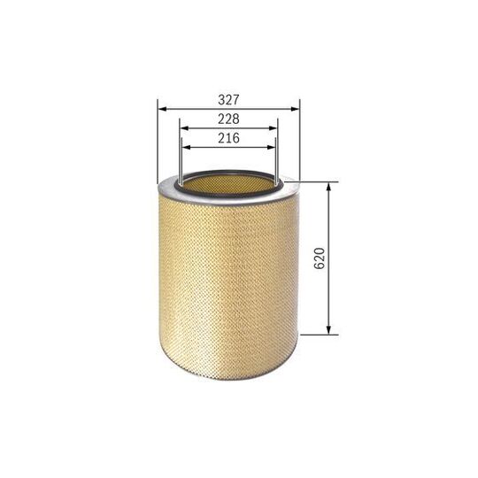 F 026 400 079 - Air filter 