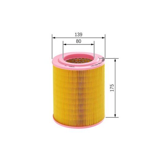 F 026 400 061 - Air filter 