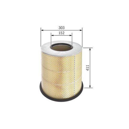 F 026 400 117 - Air filter 