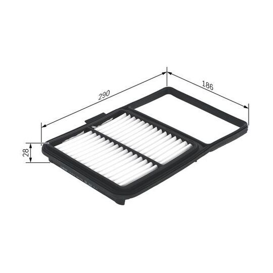 F 026 400 170 - Air filter 