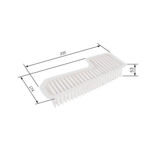 F 026 400 158 - Air filter 