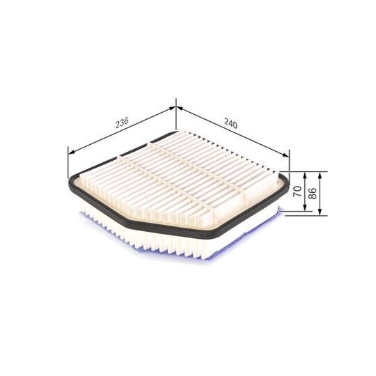 F 026 400 176 - Air filter 