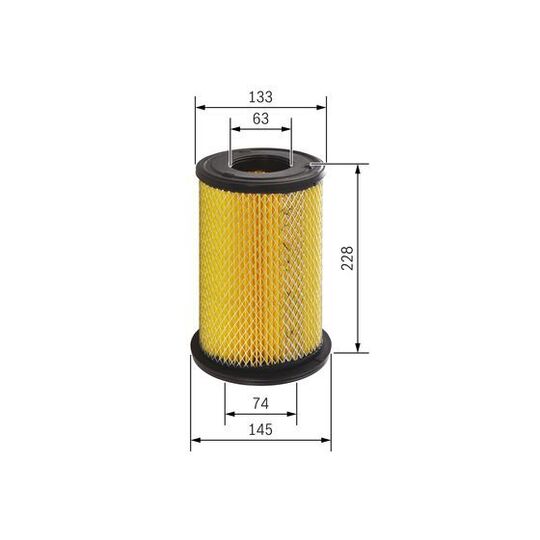 F 026 400 199 - Air filter 