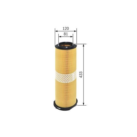 F 026 400 205 - Air filter 