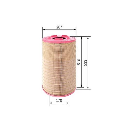 F 026 400 248 - Air filter 