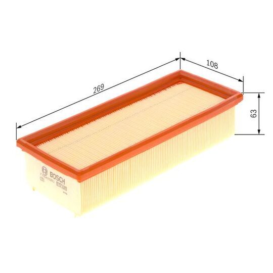 F 026 400 263 - Air filter 