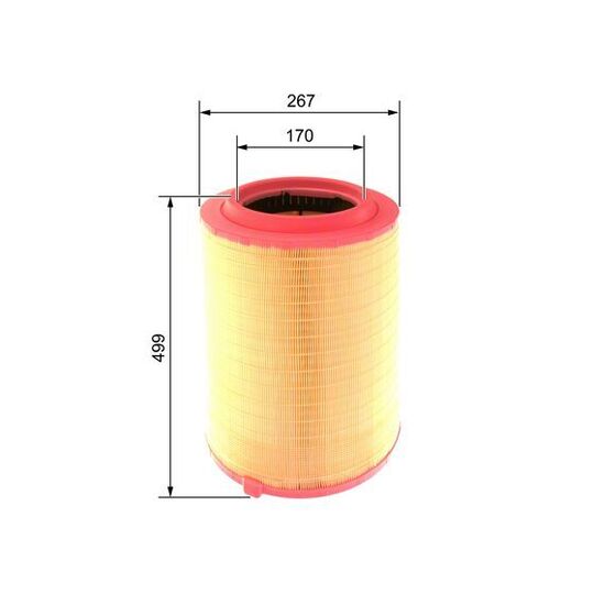 F 026 400 274 - Air filter 