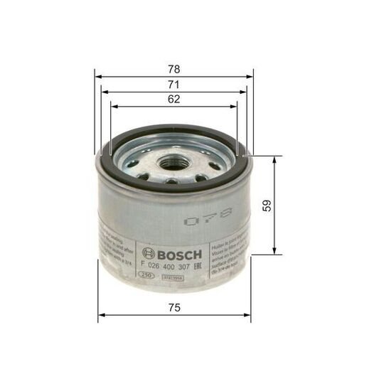 F 026 400 307 - Air Filter, turbocharger 