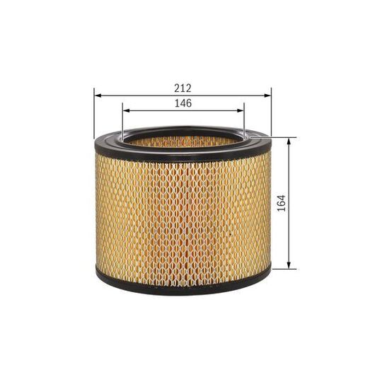 F 026 400 316 - Air filter 