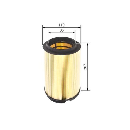 F 026 400 299 - Air filter 