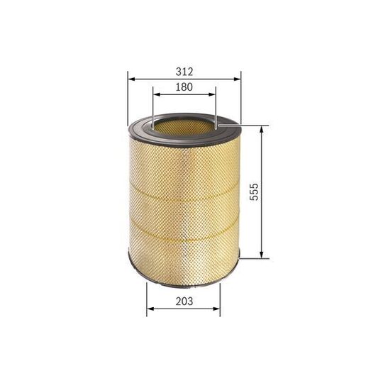 F 026 400 321 - Air filter 