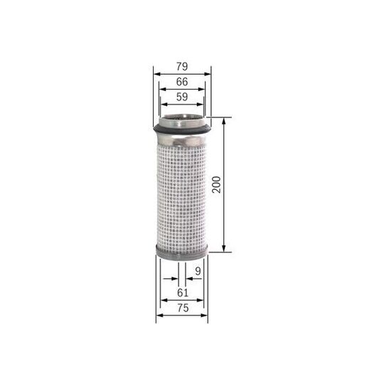 F 026 400 335 - Secondary Air Filter 