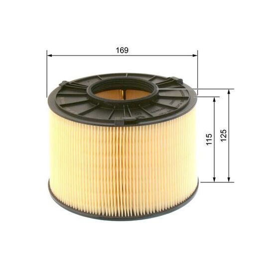 F 026 400 393 - Air filter 