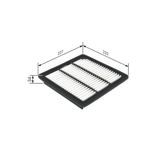 F 026 400 407 - Air filter 