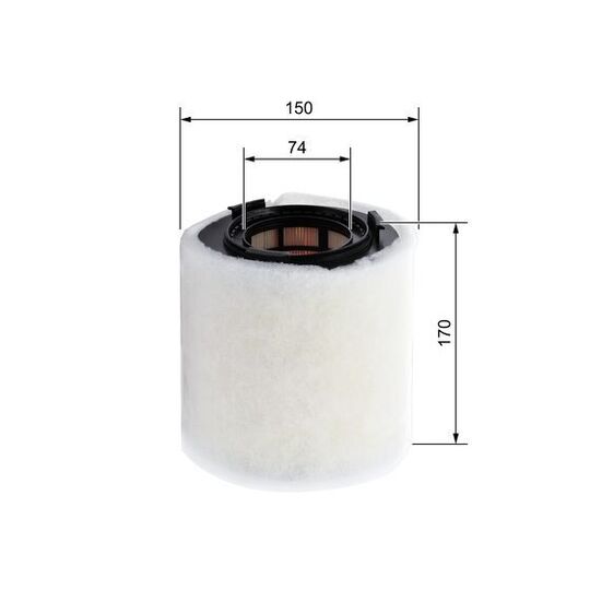 F 026 400 391 - Air filter 