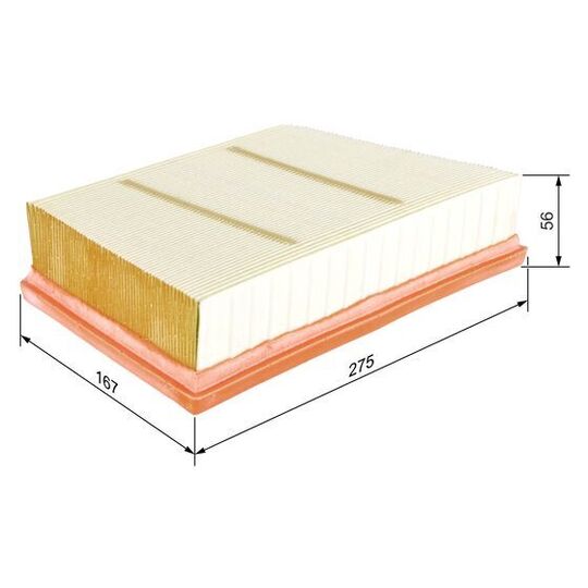 F 026 400 423 - Air filter 