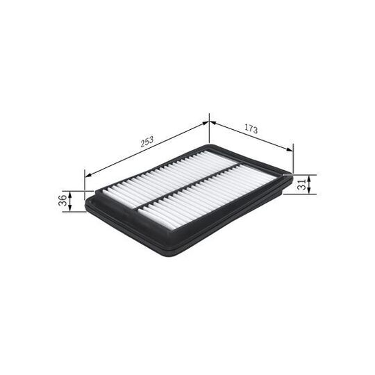 F 026 400 465 - Air filter 