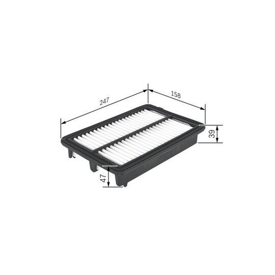 F 026 400 439 - Air filter 