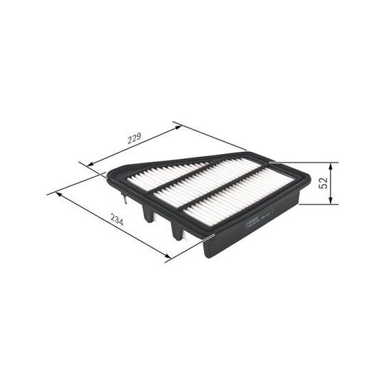 F 026 400 453 - Air filter 