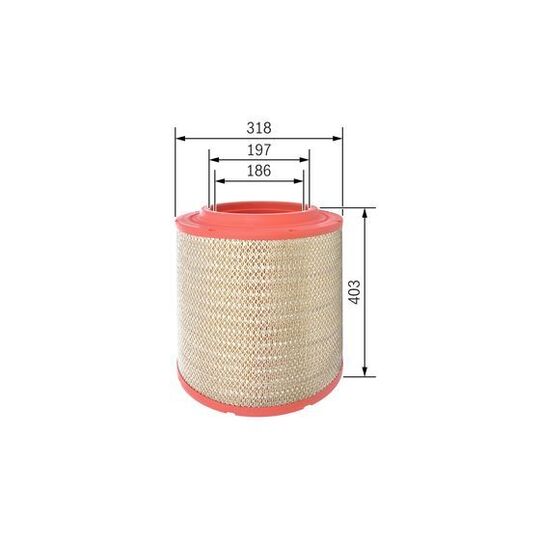 F 026 400 563 - Air filter 