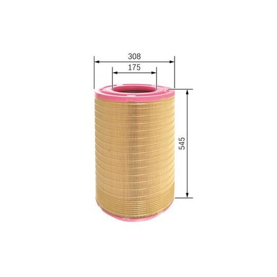 F 026 400 538 - Air filter 