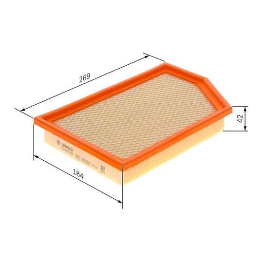 F 026 400 586 - Air filter 