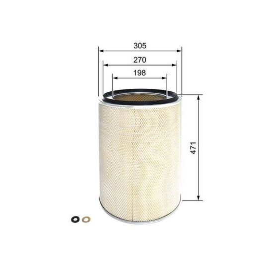 F 026 400 590 - Air filter 