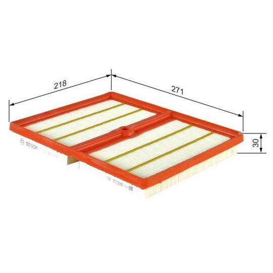 F 026 400 611 - Air filter 