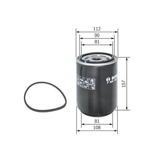 F 026 402 025 - Fuel filter 