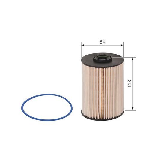 F 026 402 004 - Fuel filter 