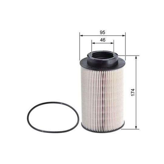 F 026 402 028 - Fuel filter 