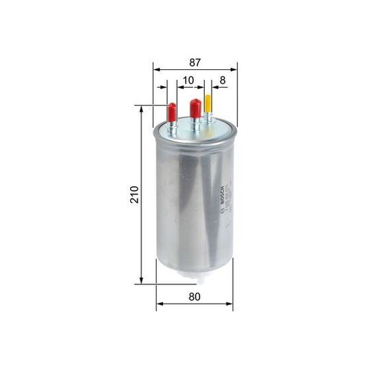 F 026 402 075 - Fuel filter 
