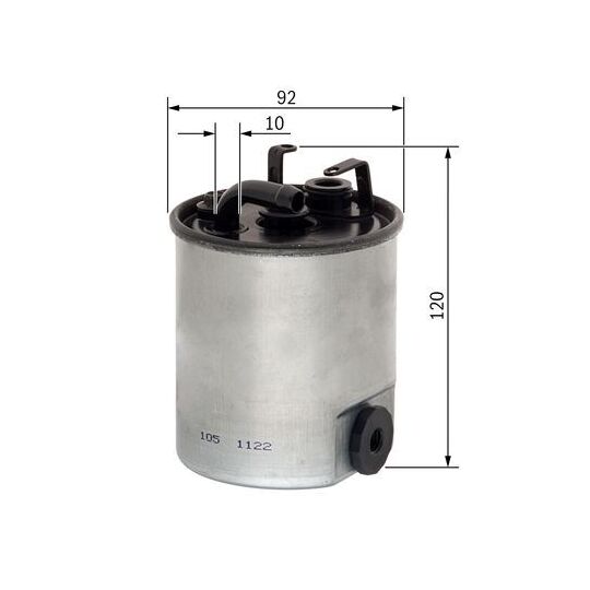 F 026 402 044 - Fuel filter 