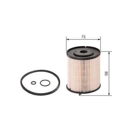 F 026 402 084 - Fuel filter 