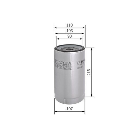 F 026 402 143 - Fuel filter 